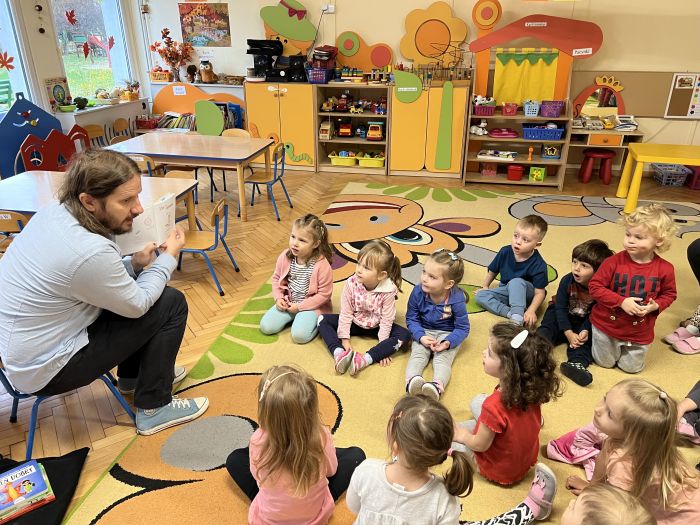 Wizyta Pana Bibliotekarza w grupie 