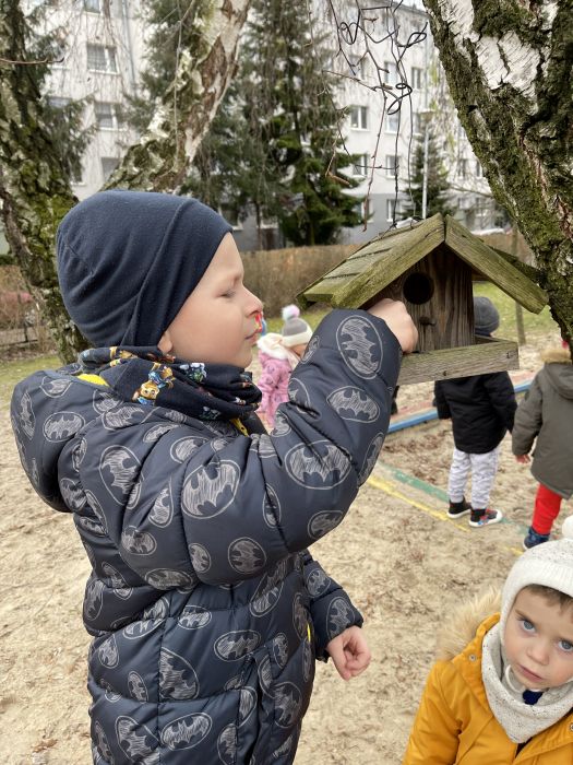 Biedronki poznają ptaki zimujące