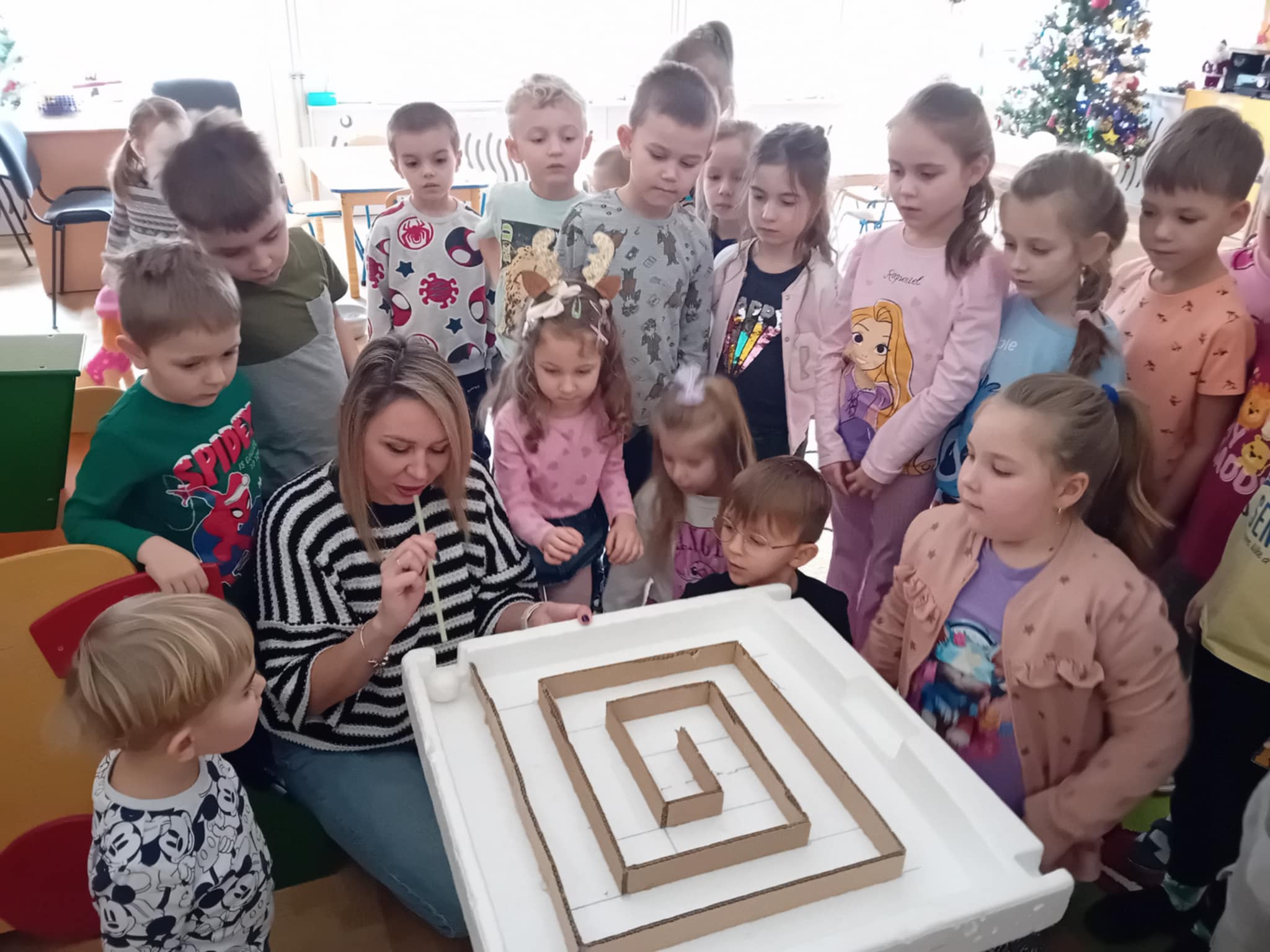 Zajęcia z logopedą w grupie ,,Zajączki